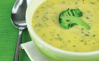 Broccoli soup with curry