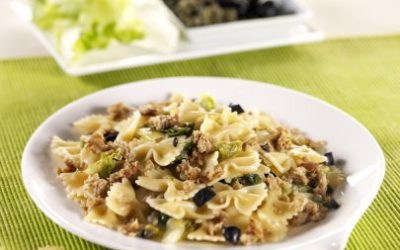 Vegan farfalle alla Scarola